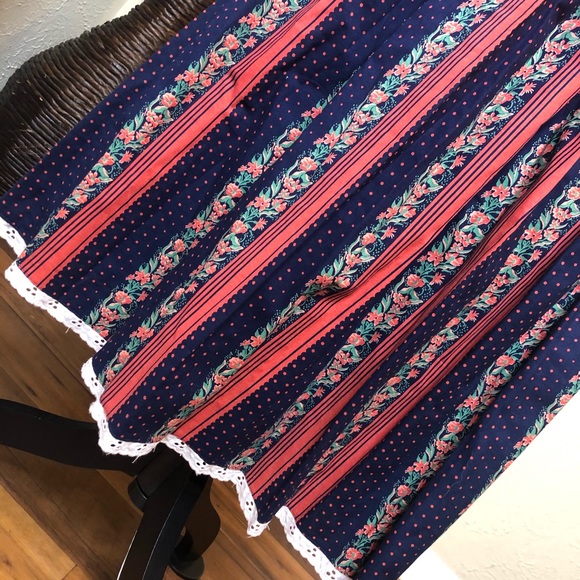 Vintage Original Alpen Trachten Boho Skirt 36 - Picture 8 of 9